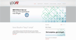 Desktop Screenshot of logit.dk