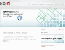 Tablet Screenshot of logit.dk
